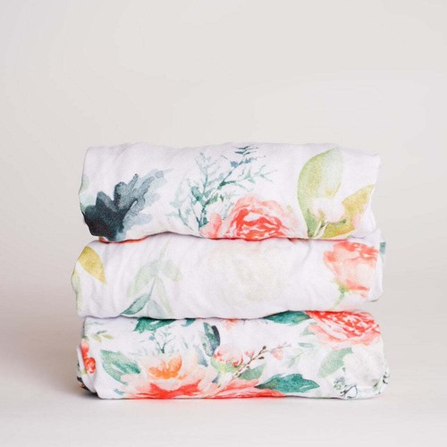 Pack pink floral bassinet - 3,