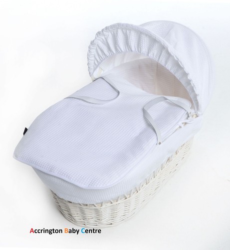 New waffle moses basket - moses, covers