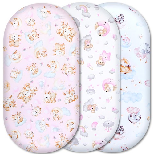 Moses basket fitted - fitted, sheets