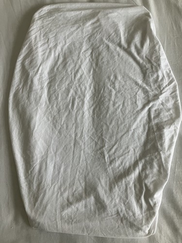 White fitted sheet for - white, moses