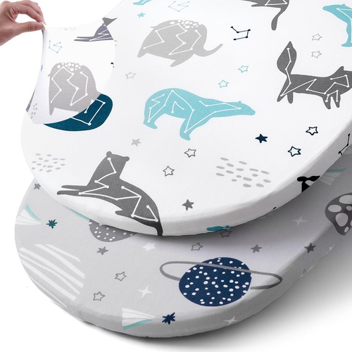 Stretch fitted bassinet sheet - fitted,